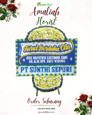 Papan Bunga Duka di Labuhan Ratu Raya